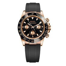 Load image into Gallery viewer, seiko daytona black & rose watch