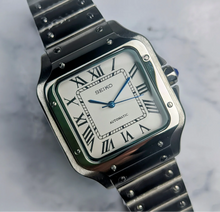 Load image into Gallery viewer, Seikosantos classic white with blue detail