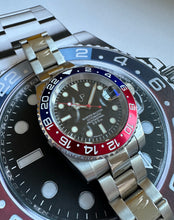 Load image into Gallery viewer, JP blue & red bezel watch