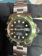Load image into Gallery viewer, Seiko nh35 mod kermit - New dial