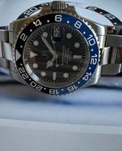 Load image into Gallery viewer, JP Black &amp; blue ceramic bezel automatic watch
