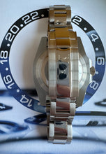 Load image into Gallery viewer, JP Black & blue ceramic bezel automatic watch