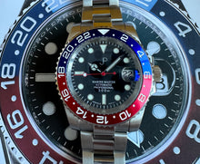 Load image into Gallery viewer, JP blue & red bezel watch