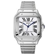 Load image into Gallery viewer, Seikosantos classic white with blue detail
