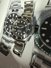 Load image into Gallery viewer, NEW dial Black ceramic seiko nh35 automatic sub - with video