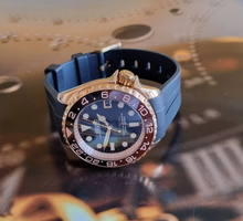 Load image into Gallery viewer, Seiko mod skx Rose everose oysterflex, custom dial 1 off build