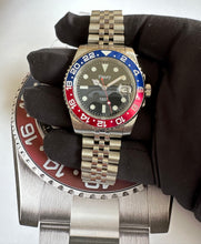 Load image into Gallery viewer, Your name on the dial, your engraving on the crown and case back