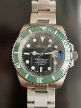 Load image into Gallery viewer, Starbucks Green modern ceramic bezel automatic watch