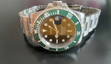 Load image into Gallery viewer, Starbucks Green modern ceramic bezel automatic watch