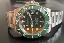 Load image into Gallery viewer, Starbucks Green modern ceramic bezel automatic watch