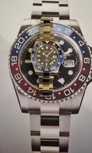 Load image into Gallery viewer, Custom build deposit for tony-Seiko nh34a/4r34 gmt mod watch blue & black ceramic bezel