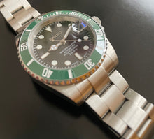Load image into Gallery viewer, Starbucks Green modern ceramic bezel automatic watch