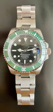 Load image into Gallery viewer, Starbucks Green modern ceramic bezel automatic watch
