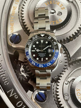 Load image into Gallery viewer, The Ceramic Black and blue bezel watch