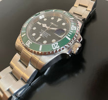 Load image into Gallery viewer, Starbucks Green modern ceramic bezel automatic watch

