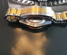 Load image into Gallery viewer, Two Tone black ceramic automatic seiko nh35 movement watch