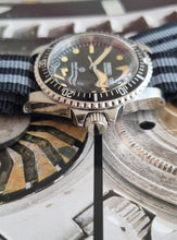 Load image into Gallery viewer, New version milsub vintage style custom watch on nato strap