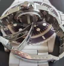 Load image into Gallery viewer, Dateless patina vintage style automatic diver watch