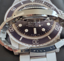 Load image into Gallery viewer, Dateless patina vintage style automatic diver watch