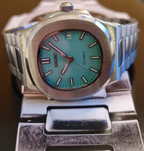 Load image into Gallery viewer, Seiko mod watch nautilus tiffany dial