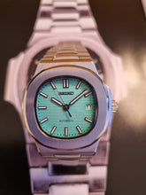 Load image into Gallery viewer, Seiko mod watch nautilus tiffany dial
