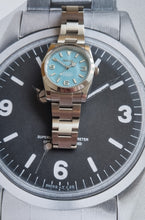 Load image into Gallery viewer, 36mm Explorer tiffany blue dial