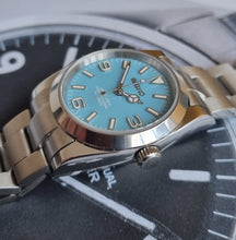 Load image into Gallery viewer, 36mm Explorer tiffany blue dial