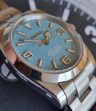 Load image into Gallery viewer, 36mm Explorer tiffany blue dial