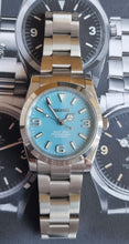Load image into Gallery viewer, 36mm Explorer tiffany blue dial