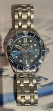 Load image into Gallery viewer, BLUE ceramic seiko seamaster mod