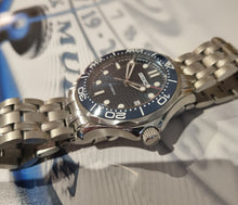 Load image into Gallery viewer, BLUE ceramic seiko seamaster mod