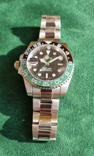 Load image into Gallery viewer, Black and green riddler watch