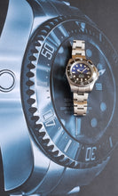 Load image into Gallery viewer, Seiko mod watch, jc limited edition deepsea! Blue to black, STUNNING!