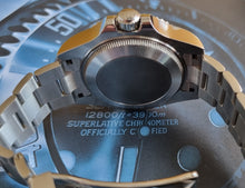 Load image into Gallery viewer, Seiko mod watch, jc limited edition deepsea! Blue to black, STUNNING!