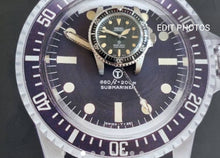 Load image into Gallery viewer, Seiko Milsub modded watch with Nato