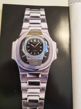 Load image into Gallery viewer, Seiko mod watch nautilus black dial