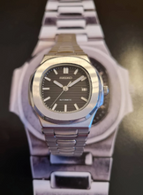 Load image into Gallery viewer, Seiko mod watch nautilus black dial