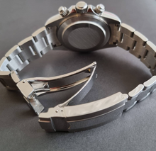 Load image into Gallery viewer, Black white ceramic seiko Panda daytona mod watch