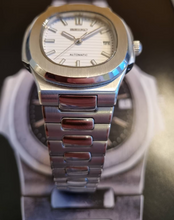 Load image into Gallery viewer, Seiko mod watch nautilus white dial