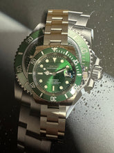 Load image into Gallery viewer, NEW dial green ceramic seiko nh35 automatic sub
