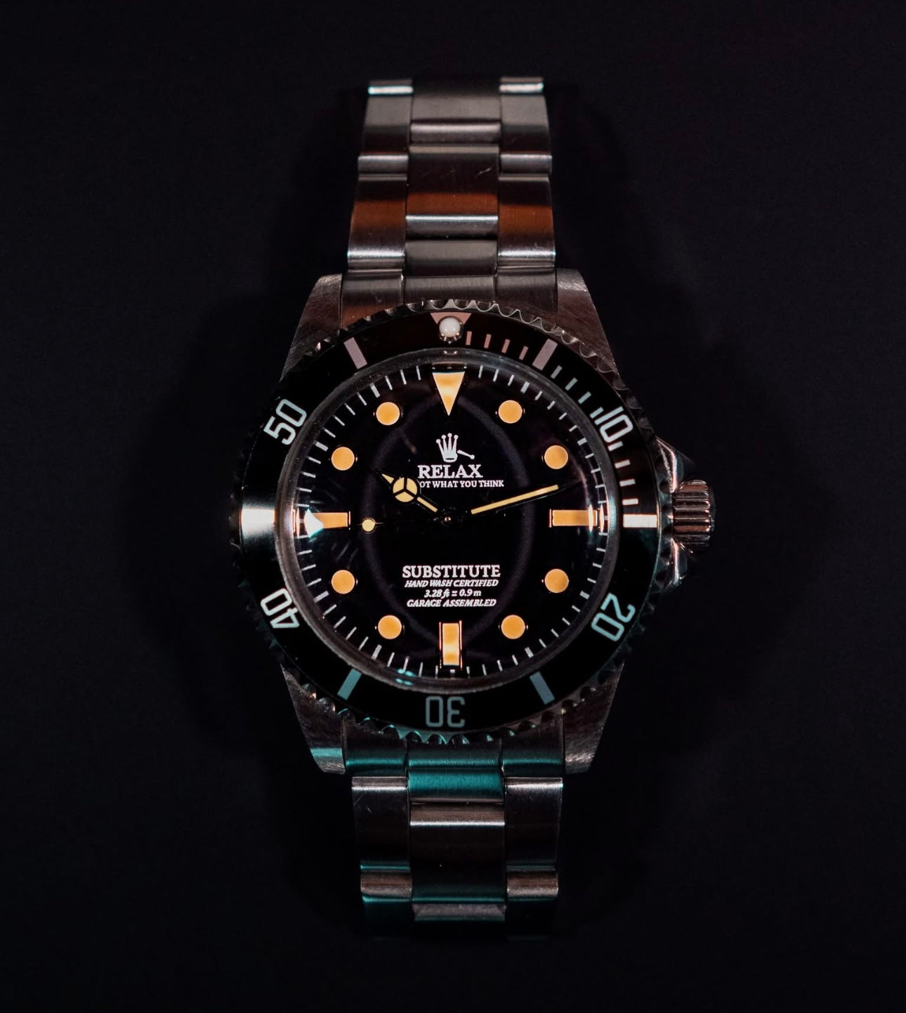 Relax mod Vintage style automatic watch seiko nh35 movement