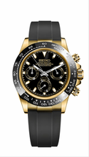 Load image into Gallery viewer, seiko daytona black dial &amp; gold pl watch
