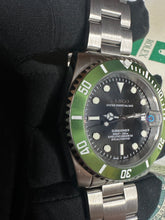 Load image into Gallery viewer, Build balances for Lewis - 2x watches - Seiko nh35 mod kermit &amp; bruce/w ceramic gmt 2 (4r36 gmt movement)
