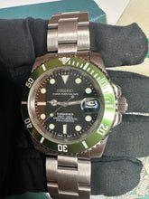 Load image into Gallery viewer, Build balances for Lewis - 2x watches - Seiko nh35 mod kermit &amp; bruce/w ceramic gmt 2 (4r36 gmt movement)
