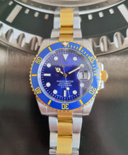 Load image into Gallery viewer, Bluesy two tone automatic watch
