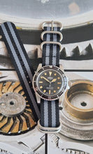 Load image into Gallery viewer, New version milsub vintage style custom watch on nato strap
