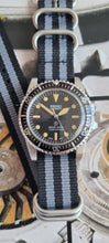 Load image into Gallery viewer, New version milsub vintage style custom watch on nato strap
