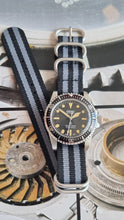 Load image into Gallery viewer, New version milsub vintage style custom watch on nato strap
