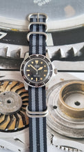 Load image into Gallery viewer, New version milsub vintage style custom watch on nato strap
