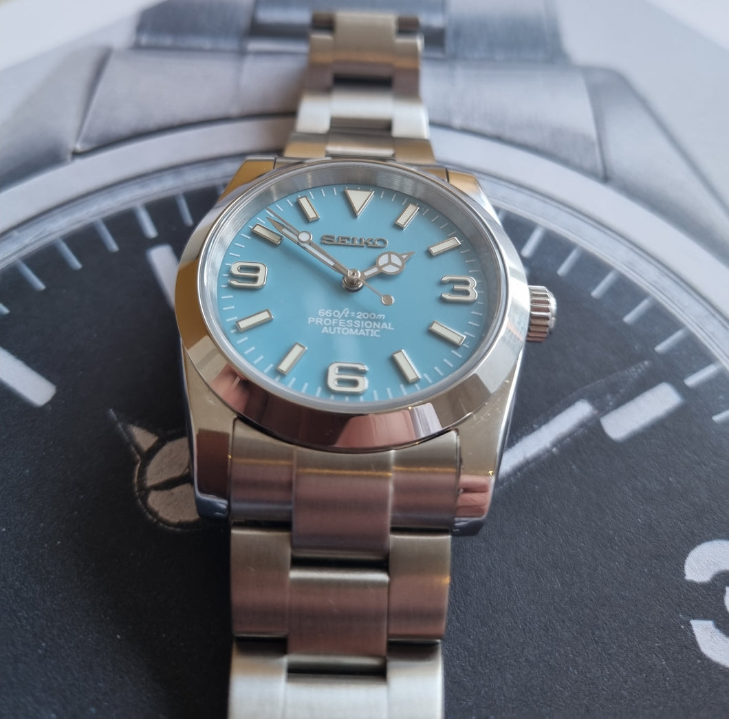 36mm Explorer tiffany blue dial